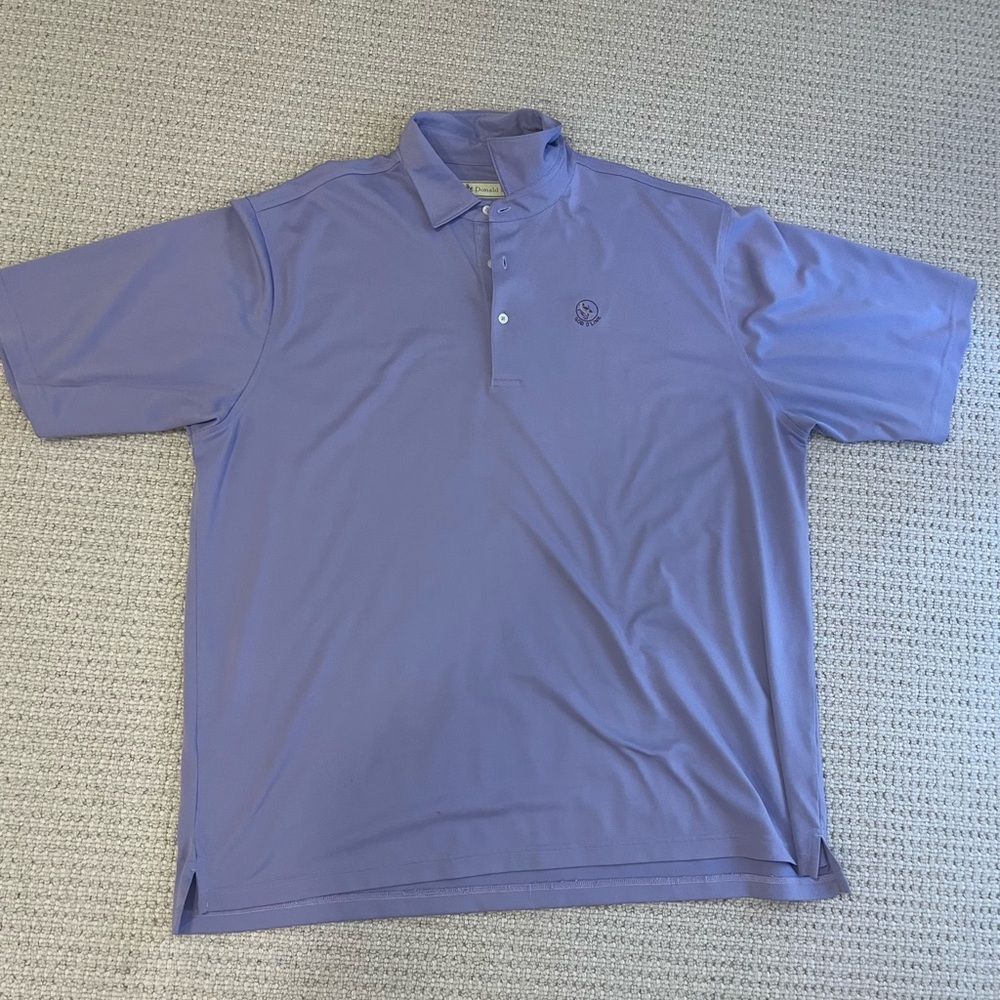 Donald Ross purple shirt